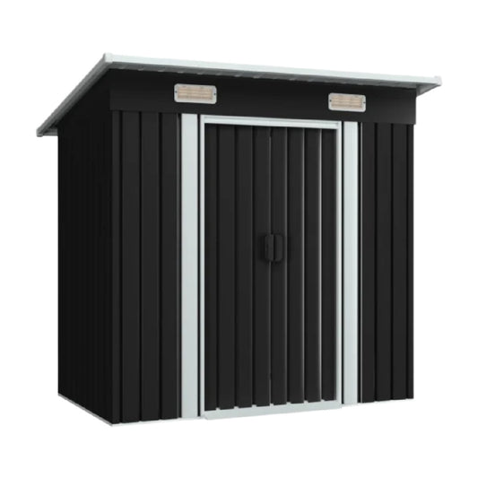 屋外収納用の金属製シェッド - 100 x 100 x 120