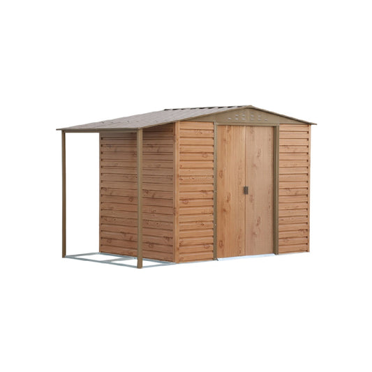 木製収納庫 - ガーデンや庭の物置に使用 - 主材は木 - 250 x 200 x 200